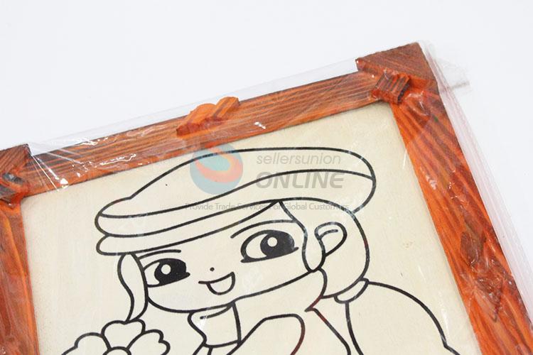 Great popular low price fashion style wooden-frame mud painting