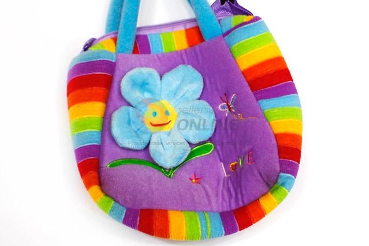 Good Quality Colorful Plush Cartoon Hand Bag