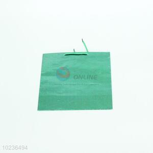 New design solid color green shopping bag/gift bag