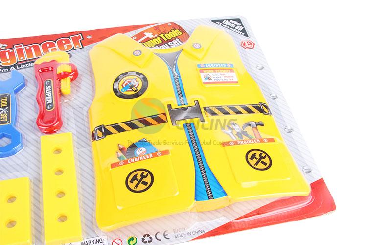 Wholesale Nice 12pcs Engineer Clothing Toys Set for Sale