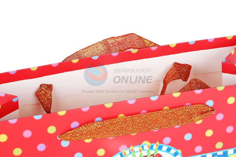 Professional Gilding Gift Bag/Paper Packing Bag for Birthday