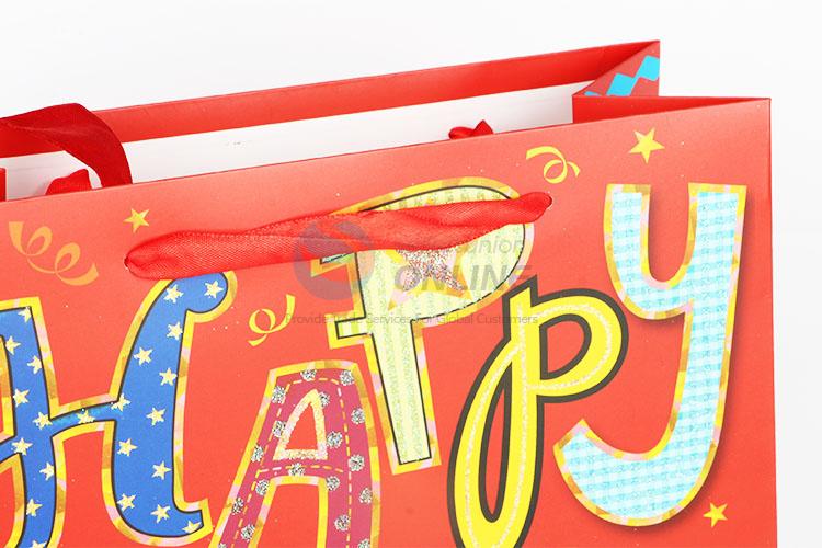 Great Red Gilding Gift Bag/Paper Packing Bag for Birthday