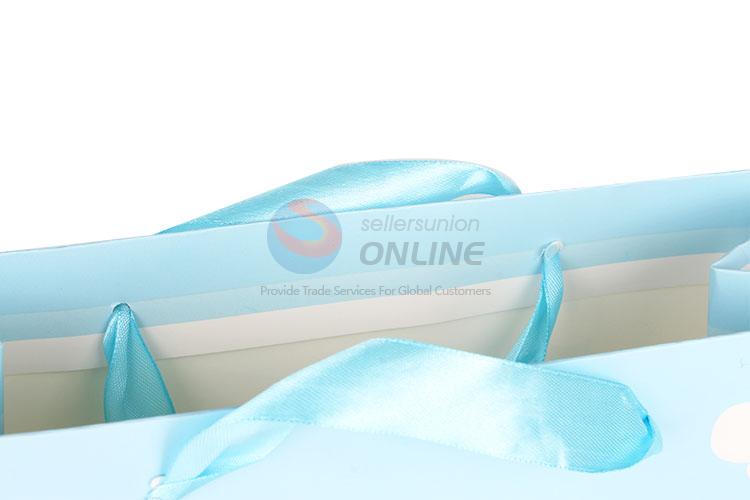 Competitive Price Blue Gift Bag/Paper Packing Bag for Baby