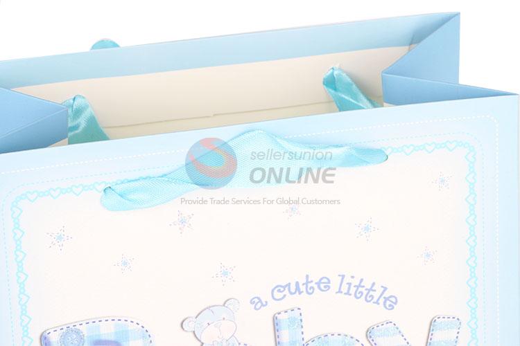 Nice Blue Gilding Gift Bag/Paper Packing Bag for Sale