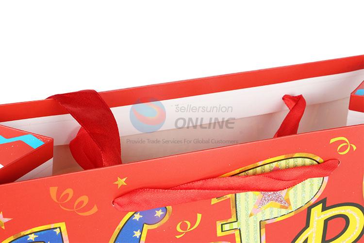 Great Red Gilding Gift Bag/Paper Packing Bag for Birthday