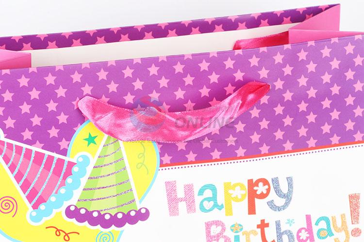 Wholesale Supplies Gilding Gift Bag/Paper Packing Bag for Birthday