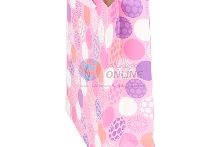 Beautiful Dots Pattern Gilding Gift Bag/Paper Packing Bag for Sale