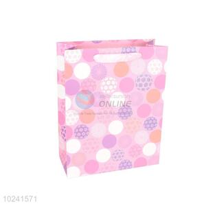 Beautiful Dots Pattern Gilding Gift Bag/Paper Packing Bag for Sale