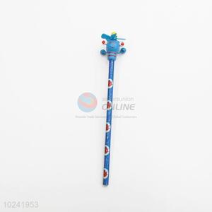 Hot Sale Students Wooden Pencil with Cartoon Toys