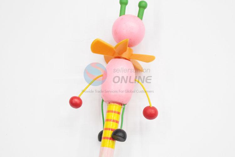 Hot Sale Wooden Pencil for Kids, Pencil with Toy