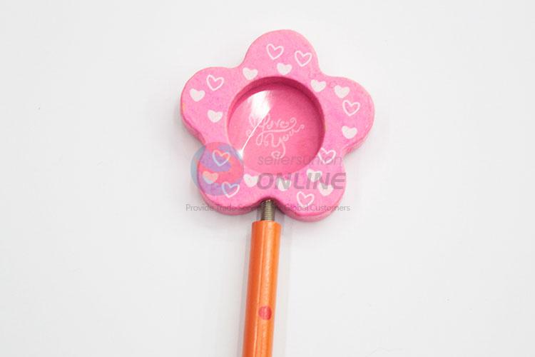 Pretty Cute Kids Pencil Wooden Pencil with Toys