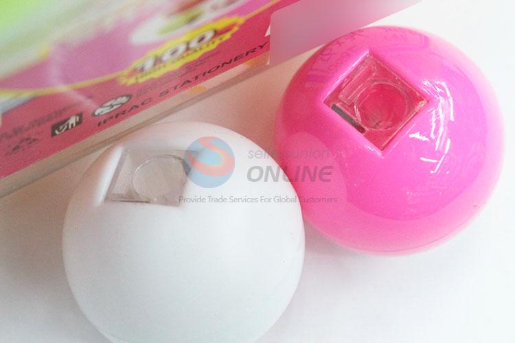 Popular Wholesale Plastic Pencil Sharpener in Ball Shape