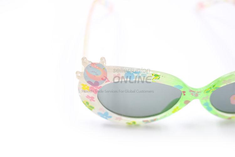 Special Design Love Shpae Sunglasses For Children With Bowknot Decoration