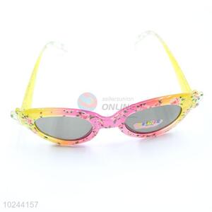 Factory Sales Soft Kids Sunglasses With Flower Decoration