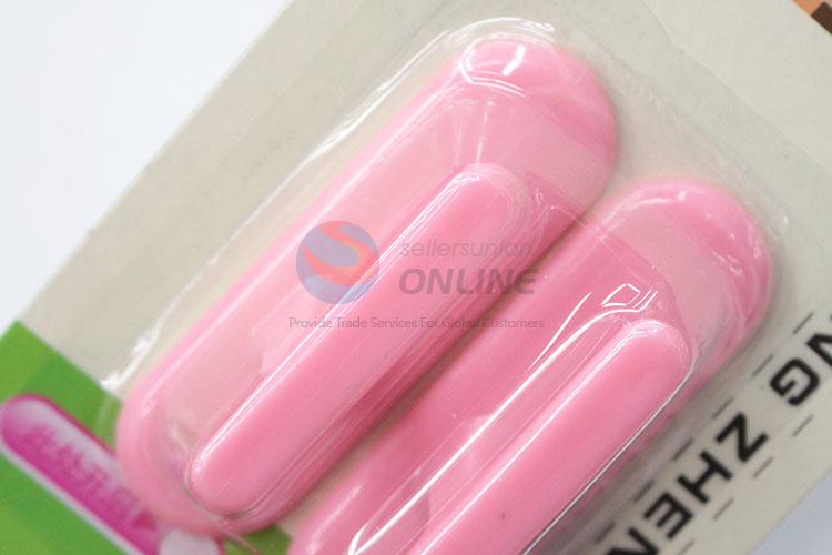 Best Selling High Quality 2 Pcs Pink Color Strong Adhesive Hook