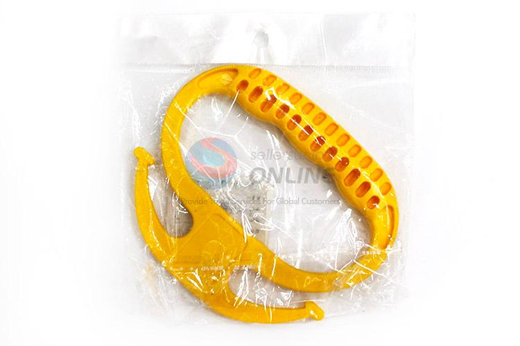 Delicate Design Yellow Plastic Shopping Bag Handle