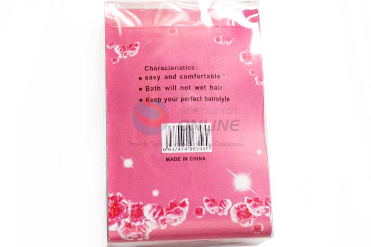 Unique Design Colorful Flower Pattern Shower Cap