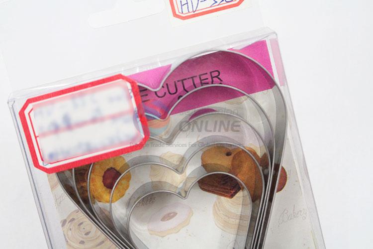 Stainless Steel Heart Shape Cokkie Cutter Cake Biscuits Mould