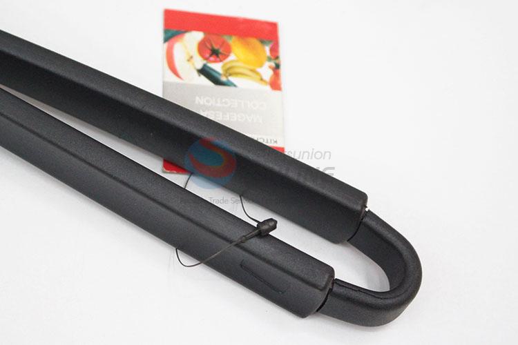 Black Color Kitchen Plastic Nylon Ice Bread Food Tong