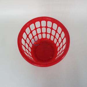 Wholesale Supplies Red Plastic Laundry Basket for Sale