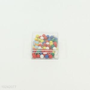 Popular 100PC Pushpin Colored Drawing Pin with Round Head