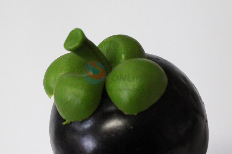 Simulation Mangosteen Fake Fruit and Vegetable Decoration