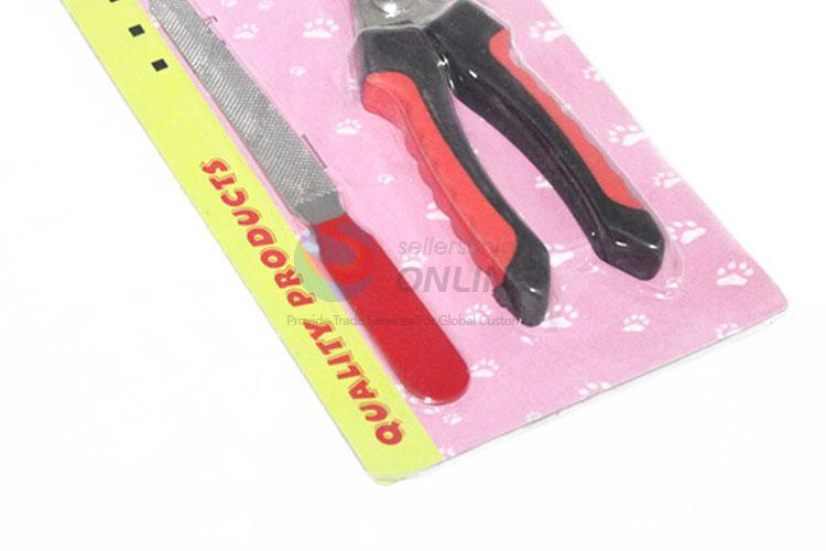 High Quality Pet Curved Grooming Dog Nail Scissor Beauty Set