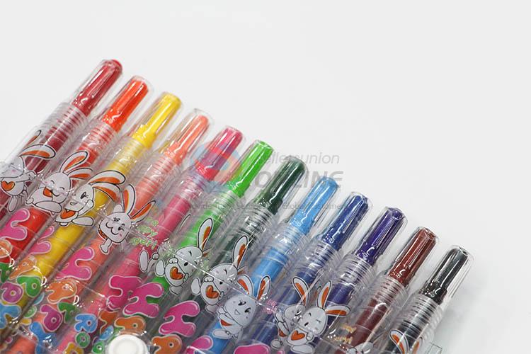 Excellent Quality 12 Colors Rolling Crayon