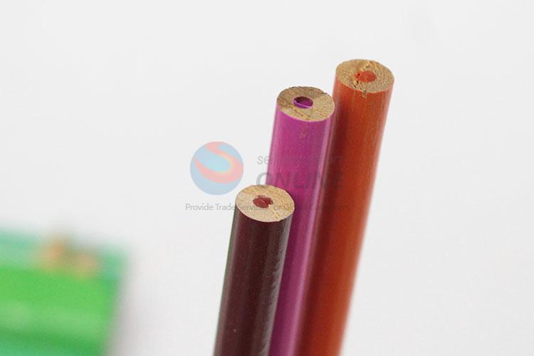 Factory Direct Supply 18 Colors Wooden Craft Drawing Pencil