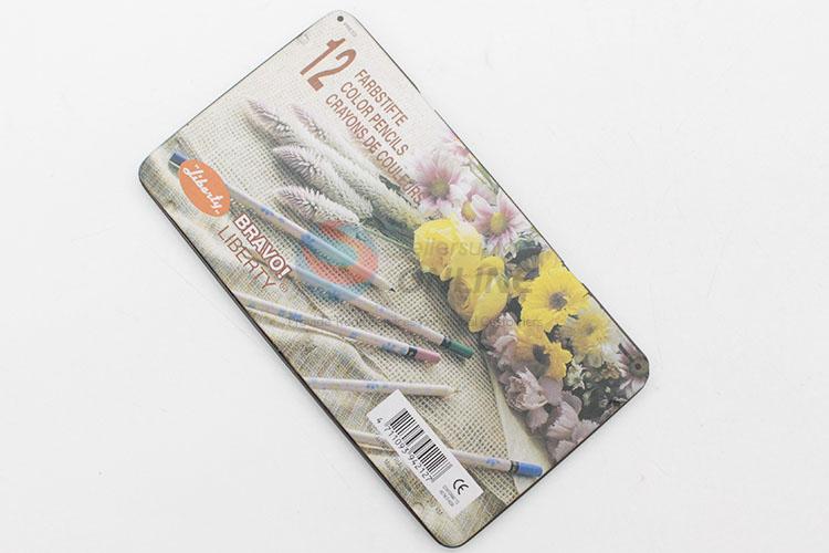 Utility and Durable Non-Toxic Printed Wooden Colour Pencil for Sale