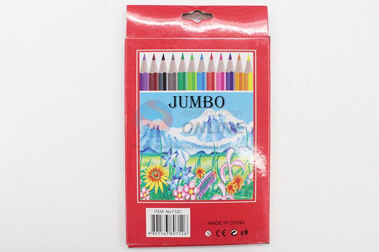 100% No-Toxico 12 Colors Profissional Colored Pencil