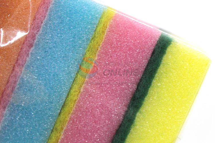 Kitchen Cleaning Sponge Scrubber Colorful Scouring Pad