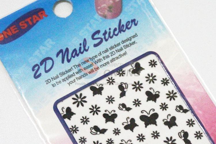 Normal best lovely butterfly&flower shape nail sticker