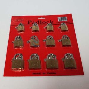 Popular wholesale cheap 12pcs locks