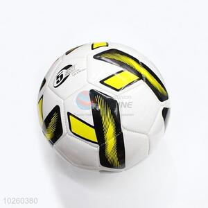 Latest Arrival Straw Mat Grain Football for Young People/ Soccer with Rubber Liner