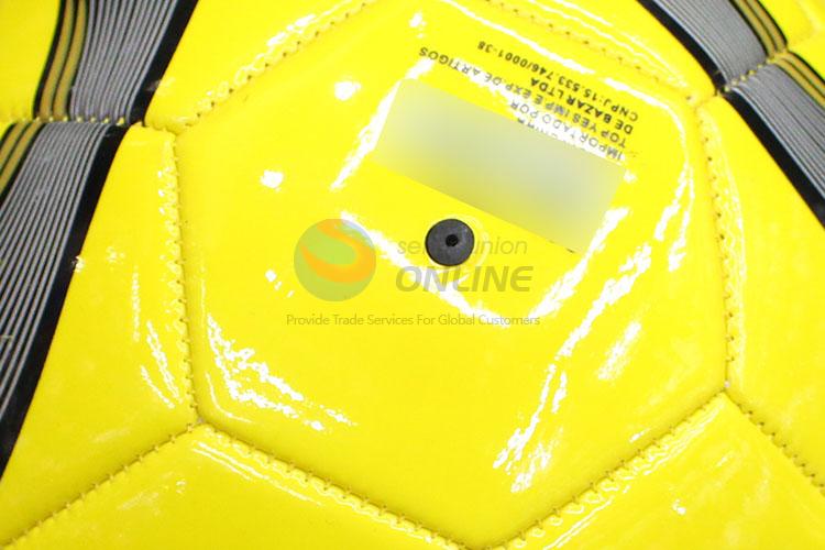 2017 Hot Sports Training Football with Straw Mat Grain, Soccer Ball with Rubber Liner