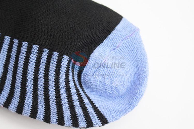 Customized direct factory striped breathable  short socks