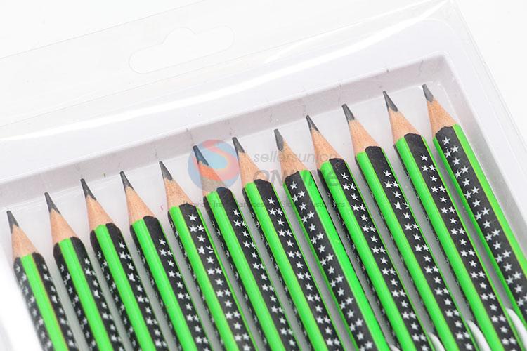 Top Selling 12pcs HB Pencils Set With Red Lead