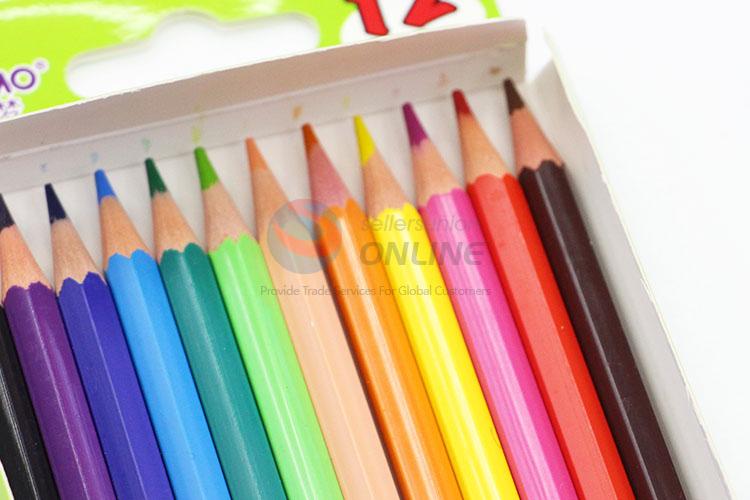 12 Colors Hexagonal Eco-friendly Colored Pencils Set