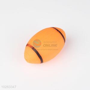 Popular Wholesale Pet Chew Rugby Vinyl Toy for Dogs