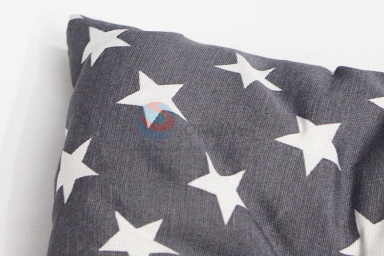 Popular style cheap white stars seat cushion