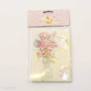 Low Price Flowers Pattern Greeting Cards/ Birthday Gift Card