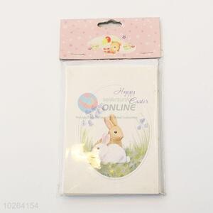 Lovely Rabbits Pattern Greeting Card Creative Wishes Card/Birthday Greeting Card