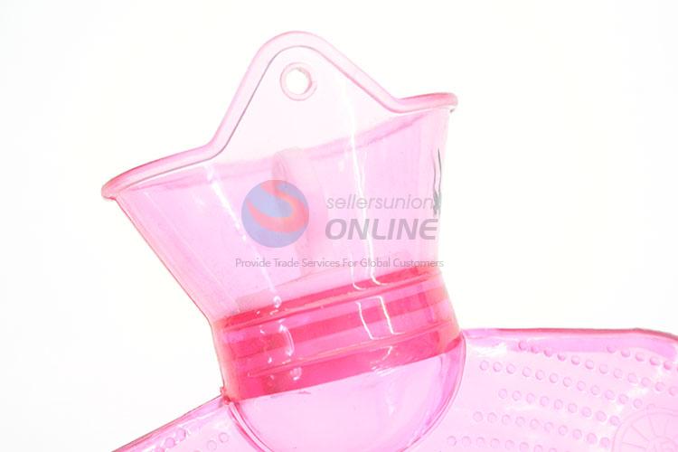 Lovely Pink Color High Quality PVC Hot Water Bag