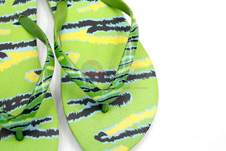 Durable Nice Green Summer Slippers for Sale