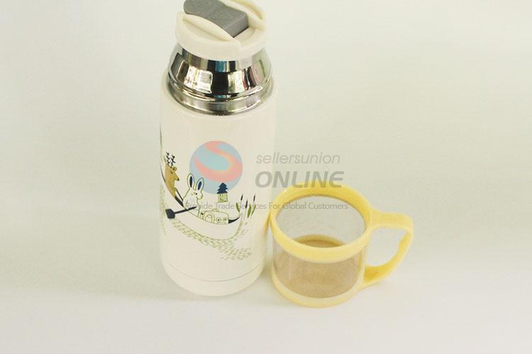 Top Quality Lovely Cartoon Animals Pattern Portable Water Bottle Water Cup/201 Stainless Steel Vacuum Cup