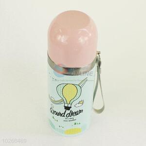 Eco-Friendly Cartoon Fire Balloon Pattern 304 Stainless Steel Vacuum Cup Portable Water Bottles