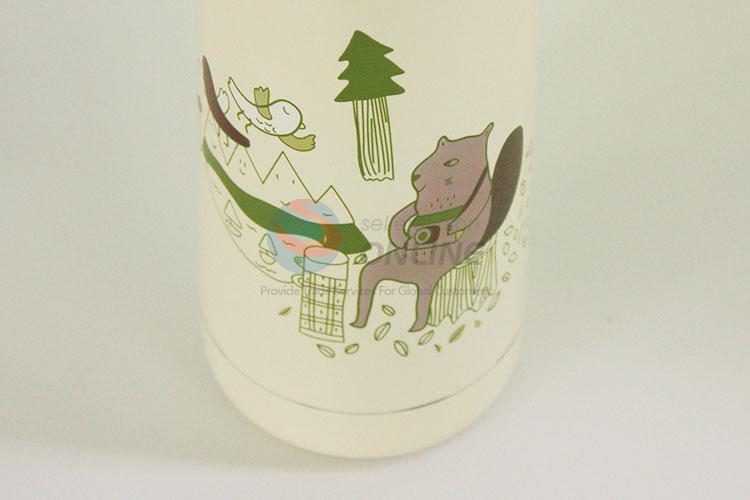 Portable Cute Cartoon Bear Pattern Portable Water Bottle Water Cup/201 Stainless Steel Vacuum Cup