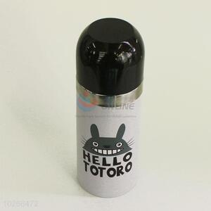 Portable Lovely Cartoon Totoro Pattern 201 Stainless Steel Vacuum Cup Portable Water Bottles