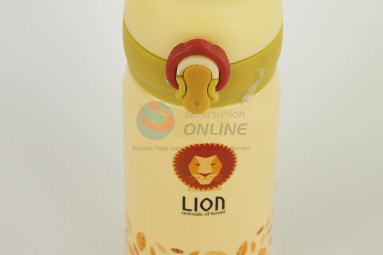 Best Low Price Cartoon Lion Pattern Water Bottle 304 Stainless Steel Vacuum Cup Portable Water Bottles